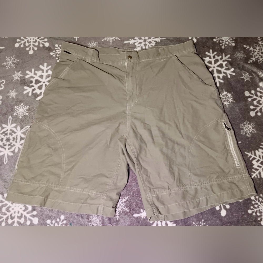 Kuhl Tan Cargo Shorts Lightweight Outdoor Wear